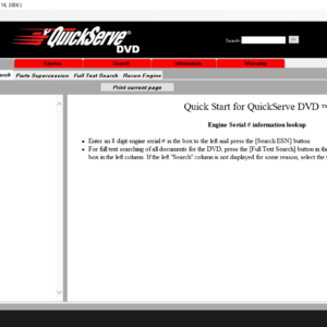 Cummins QuickServe Parts Catalog - 2016