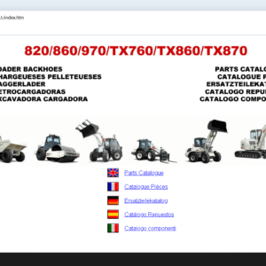 Fermec Terex Epc - Backhoe Loader Parts Catalog