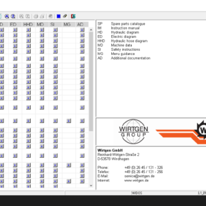 Wirtgen Widos Spare Parts Catalogs – 2013.01