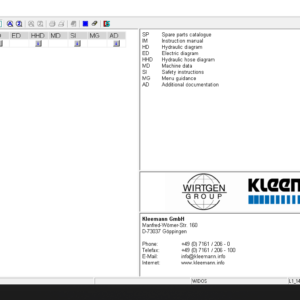 Wirtgen Widos Spare Parts Catalogs – 2013.01