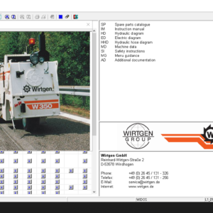 Wirtgen Widos Spare Parts Catalogs – 2013.01