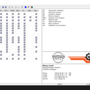 Wirtgen Widos Spare Parts Catalogs – 2013.01